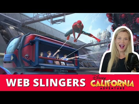 Web Slingers: Full Spiderman Ride POV in Avengers Campus at Disney California Adventure!