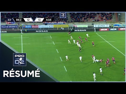 PRO D2 Saison 2023-2024 J18 - Résumé AS Béziers Hérault - SU Agen