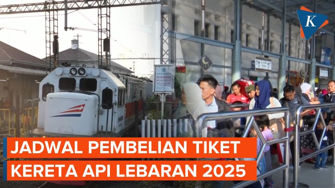 Tiket Kereta Api Lebaran 2025 Sudah Dibuka! Ini Jadwal Pembeliannya!