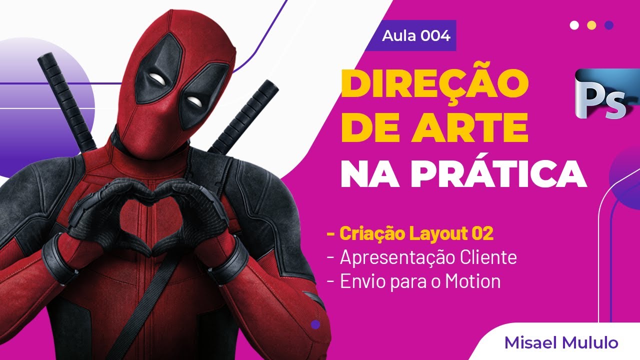 Criando do ZERO um layout para um Filme Publicitário no Photoshop - Aula 004