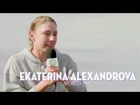 Racquet Magazine Happy Hour with Andrea Petkovic - Ekaterina Alexandrova