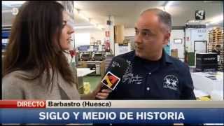 preview picture of video 'Aragón TV entrevista a Gráficas Barbastro por su 150 aniversario'