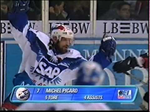 DEL 01-02 F1 Mannheim - Köln 4-0 - alle Tore