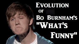 Evolution of Bo Burnham&#39;s &quot;What&#39;s Funny&quot;
