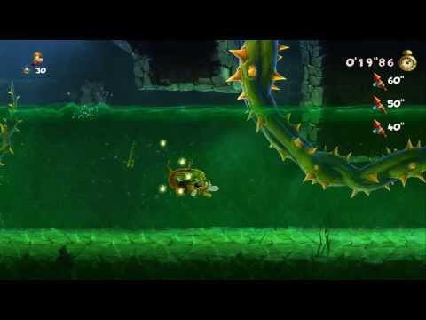 Rayman Legends 100% Walkthrough Part 31 - World 1 (Invaded) - Once upon a Time & Creepy Castle