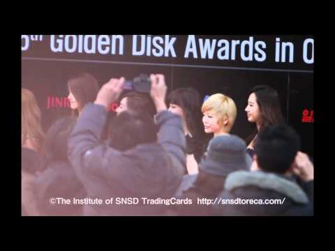 [Fancam] 120112 SNSD "Red Carpet ＠GDA in Osaka "  ©The Institute of SNSD TradingCards
