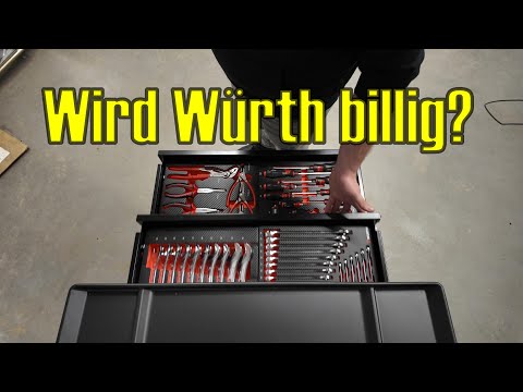 Professional Würth workshop trolley under 1000€? Limited Edition overview