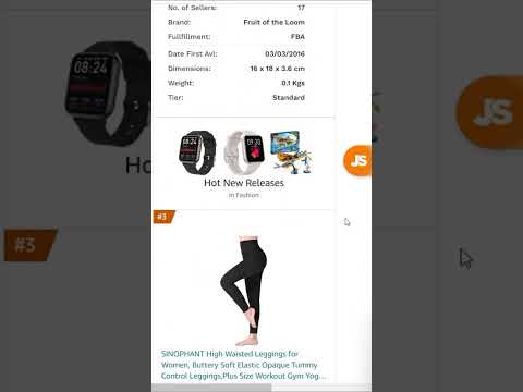 Best Selling Item on Amazon UK in 2022 for Fashion Category