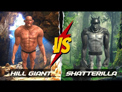 Hill Giant vs Shatterilla - Animal Revolt Battle Simulator