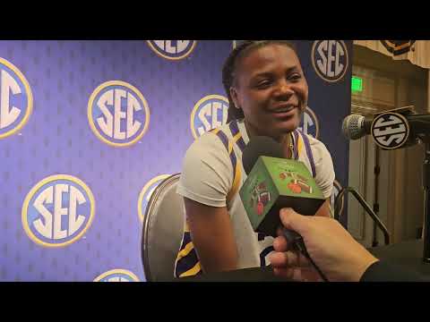 MiLaysia Fulwiley G LSU SEC 🏀 Media Days 10.15.25 