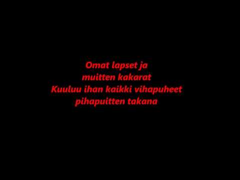 Paleface - Mull' on lupa (lyrics)