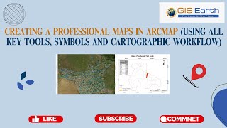 Creating a professional map in ArcMap using all key tools, symbols & cartographic workflow Arc GIS