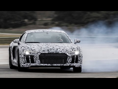 2015 Audi R8 - Autocar rides onboard as Frank Stippler laps the Ascari circuit