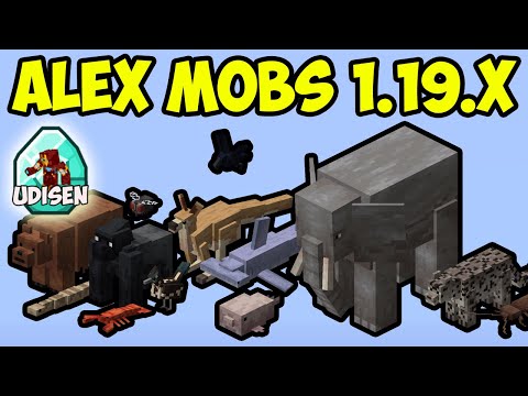 ALEX'S MOBS MOD 1.19.4 minecraft - how to download & install alex mobs animals mod 1.19.4 (FORGE)