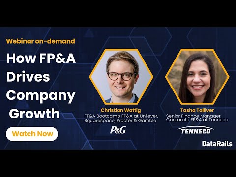 How FP&A Drives Company Growth (Datarails Webinar)