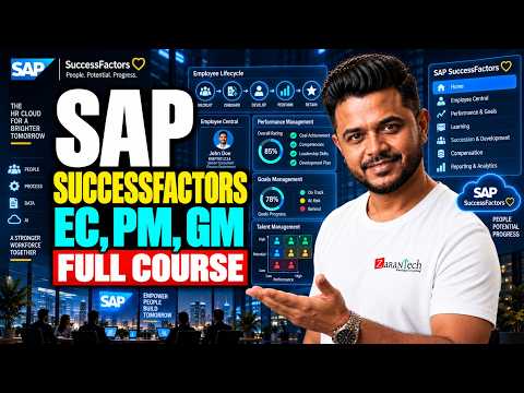 SAP SuccessFactors EC PM GM Full Course ZaranTech
