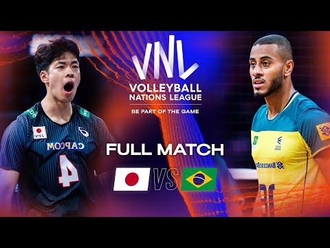 🇯🇵 JPN vs. 🇧🇷 BRA - Full Match | Men's VNL 2023