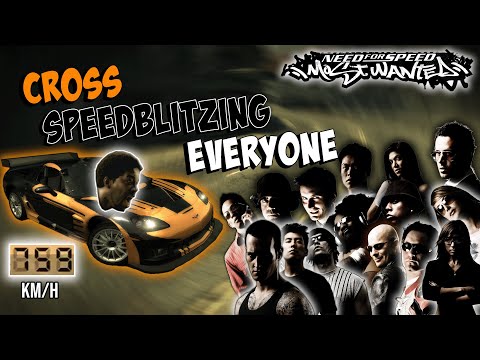 NFS Most Wanted | Crazy 750+ Km/h Cross vs EVERYONE!!!