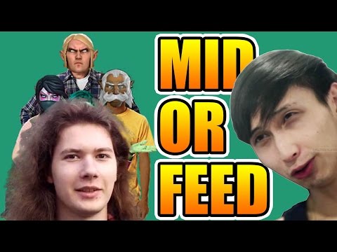 5 vs 5 ALL MID - SingSing, Puppey, Midone, Wingblade, m3wk - No voice