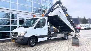 Mercedes-Benz Sprinter 519 CDI 3.0 6-Cil. 140KW Kipper + Kraan Amco-Veba + RF damperli kamyon | G&ouml;r&uuml;nt&uuml; 4 - Autoline