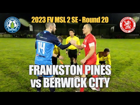 2023 FV MSL 2 SE, Rd 20 - Frankston Pines v Berwick City