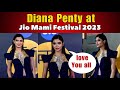 Actress Diana Penty Shine At The Red Carpet Jio Mami Festival
