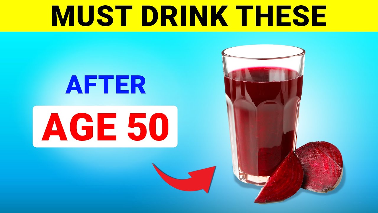 If You're Over 50, Here's 6 Things You MUST Drink