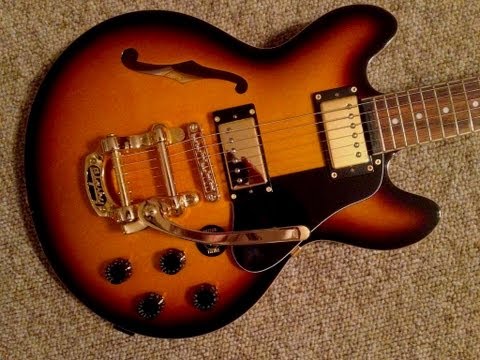 B5 Bigsby Tremolo on a 339 guitar and gold hardware Epiphone Gibson