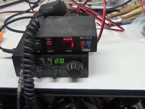 Team TRX404 with SR316D selcall demonstration