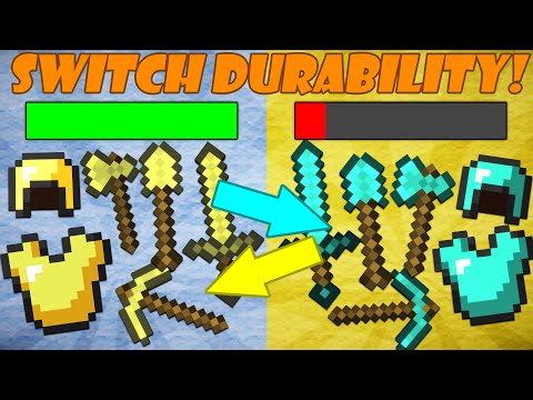 If Diamond and Gold Tools Switched Durability - Minecraft