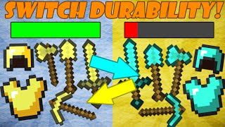 If Diamond and Gold Tools Switched Durability - Minecraft