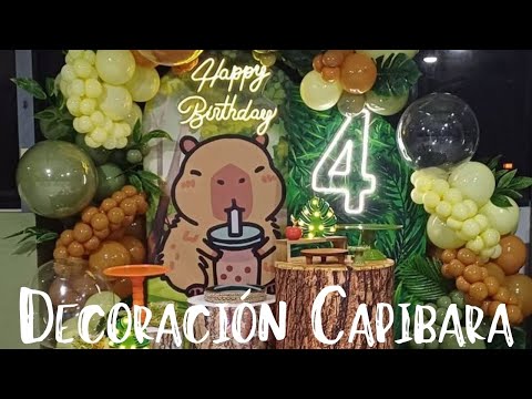6 Super Cute Ideas for a Capybara Themed Party 🐾🎉