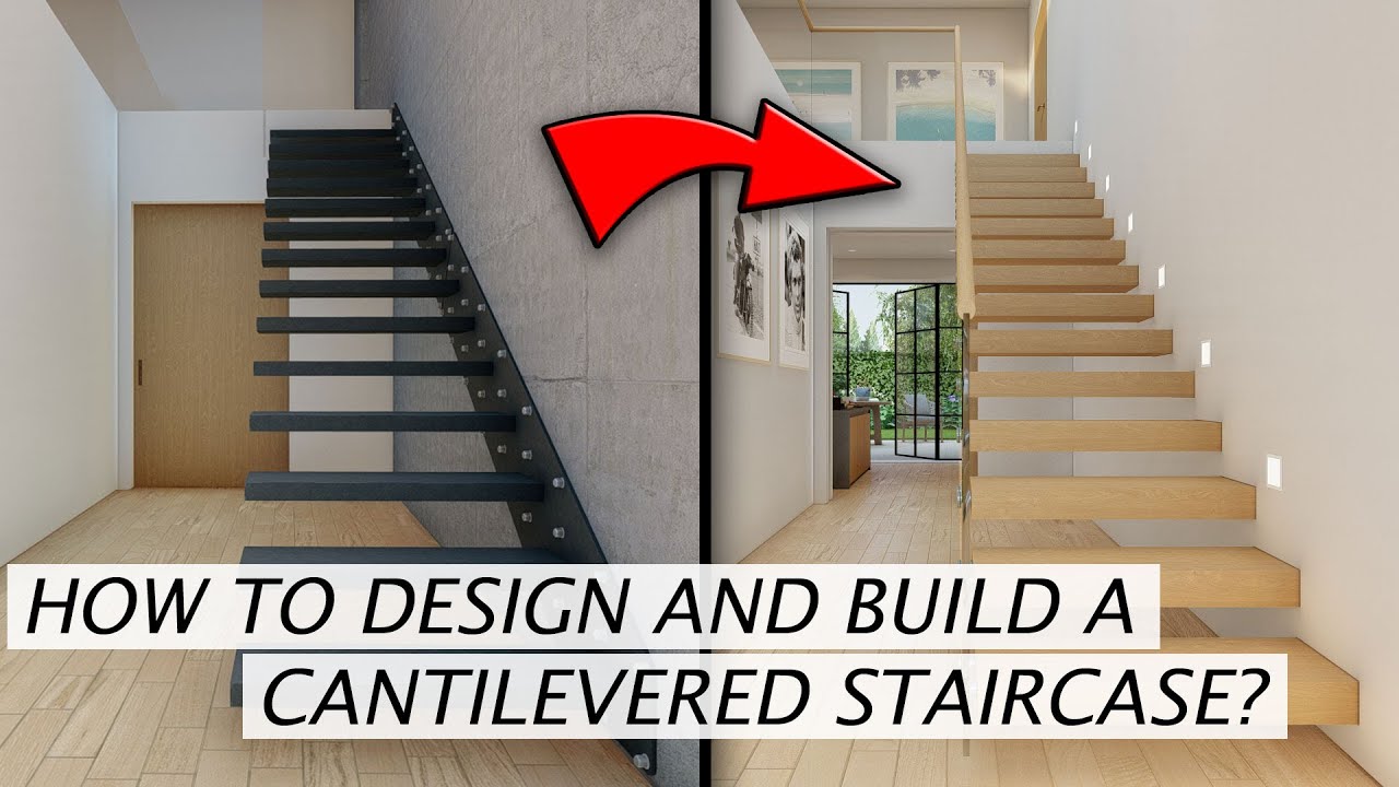 Floating Stairs - How to Build a Cantilevered Staircase - Design & Construction Principles