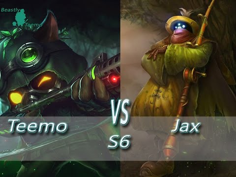 League of Legends - Omega Teemo vs Jax - S6 Ranked Gameplay (Season 6)