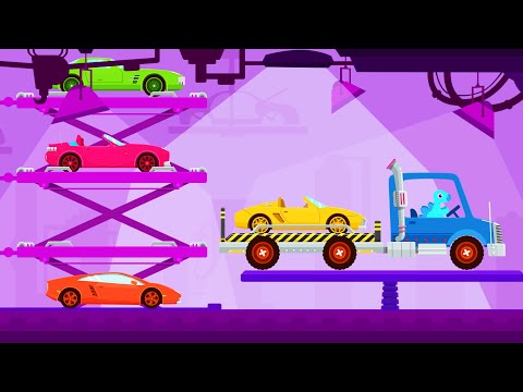 Dinosaur Truck games for kids Video