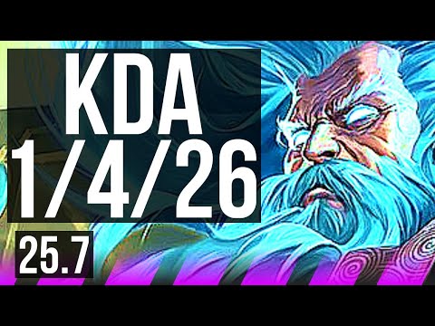ZILEAN & Ezreal vs ALISTAR & Draven (SUP) | 1/4/26 | BR Challenger | 25.7