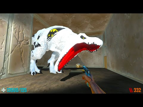 FPS AVATAR vs DINOSAURS IN DARK MAZE - Animal Revolt Battle Simulator ARBS