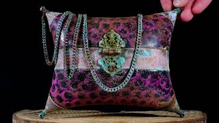 Download the video "Amazing Restoration of a Very Beautiful Vintage Women's Handbag from Start to Finish | ASMR videos"