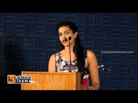 Actress Salony Luthra at Sarabam Movie Press Meet