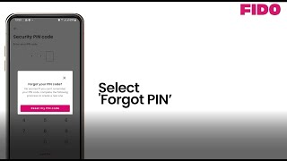 How to reset your Fido pin code