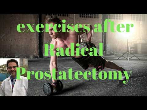 exercises after radical prostatectomy : kegels exercises for early urine control