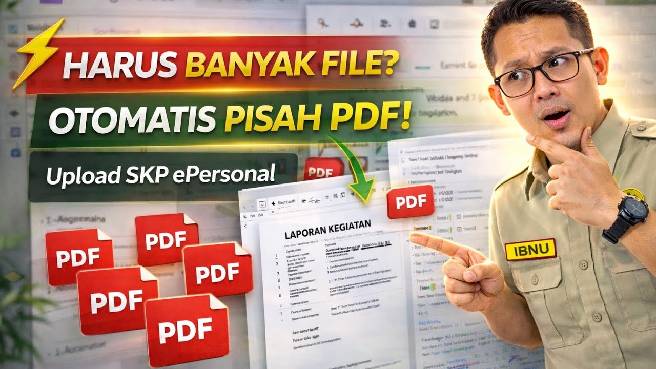 Cara Upload SKP PPL di ePersonal: Otomatis Pisah PDF per IKI (Google Apps Script)
