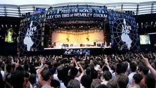 Wembley Stadium sings "For He's A Jolly Good Fellow" (BBC - Live Aid 7/13/1985)