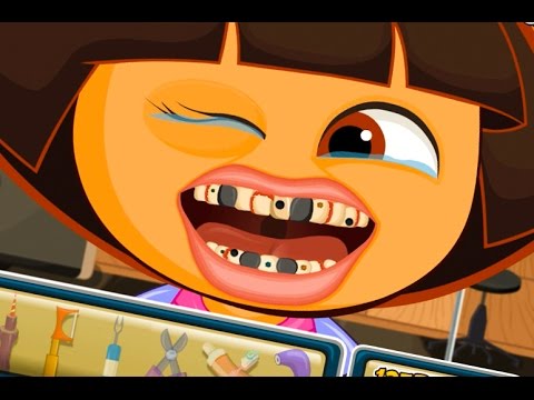 Dora's Fun at the Dentist - Dora the Explorer Full Episodes - Cartoon Game for Kids in English