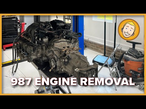 Porsche Cayman S 987 ENGINE REMOVAL