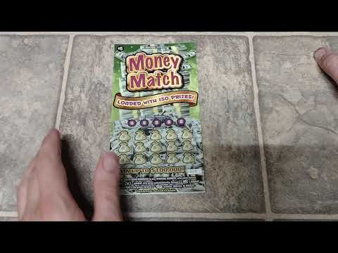 $5 MONEY MATCH MISSOURI SCRATCH OFF LOTTERY TICKET