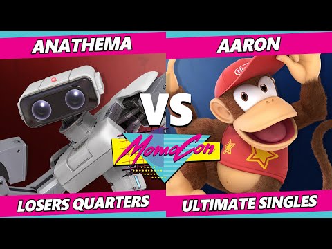 MomoCon 2023 Top 8 - Anathema (ROB) Vs. Aaron (Diddy Kong) Smash Ultimate - SSBU