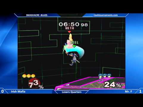 Smashacre Blaze - Irish Mafia vs Mr. F - SSBM