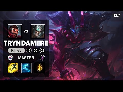 Canna Tryndamere vs Graves Top - KR Master - Patch 12.7 Season 12