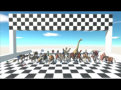 Survival Speed Race - 35 will Survive - Animal Revolt Battle Simulator